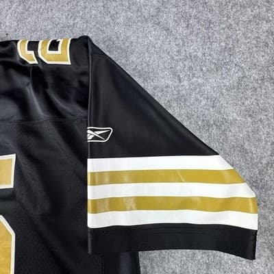 VTG New Orleans Saints Jersey Mens 2XL Black NFL Football Reggie Bush 25 Reebok - Thumbnail 10