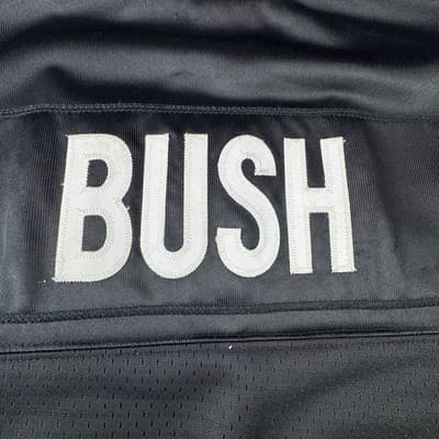 VTG New Orleans Saints Jersey Mens 2XL Black NFL Football Reggie Bush 25 Reebok - Thumbnail 13