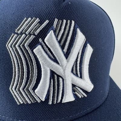 New York Yankees Hat Cap Strap Back One Size Blue Baseball World Series New Era - Thumbnail 2