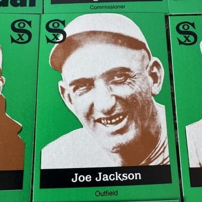 The Black Sox Scandal 16 Card Set 1919 MLB Baseball Chicago White Sox Players - Thumbnail 3