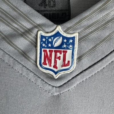 Houston Texans Jersey Mens 40 Gray NFL Football Pro Bowl Shirt Nike Watts 99 - Thumbnail 3