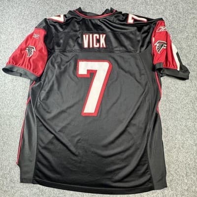 VTG Michael Vick #7 Atlanta Falcons Jersey Mens 56 NFL Football Reebok On Field - Thumbnail 10