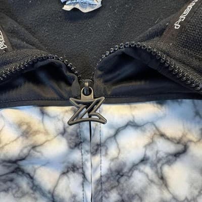 San Antonio Spurs Jacket Mens 3XL Black Marble NBA Basketball Zipway Full Zip - Thumbnail 4