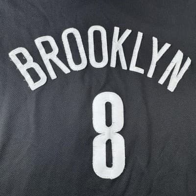 Brooklyn Nets Jersey Mens 2XL Black NBA Basketball Deron Williams 8 Adidas - Thumbnail 4