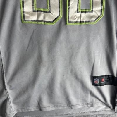 Houston Texans Jersey Mens 40 Gray NFL Football Pro Bowl Shirt Nike Watts 99 - Thumbnail 8