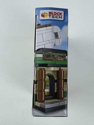 Block Tech City Streets Cafe Coffee Shop Interlocking Blocks 99 Pieces 8+ New - Thumbnail 4