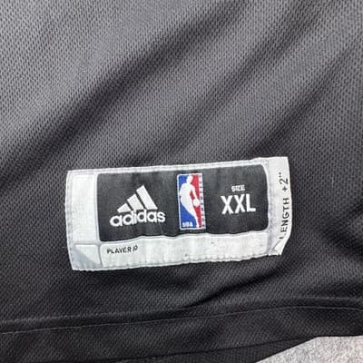 Brooklyn Nets Jersey Mens 2XL Black NBA Basketball Deron Williams 8 Adidas - Thumbnail 2