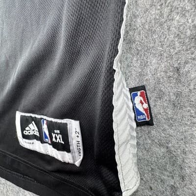 Brooklyn Nets Jersey Mens 2XL Black NBA Basketball Deron Williams 8 Adidas - Thumbnail 3