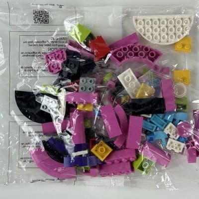 Retired LEGO Parts Pieces Bag 5 321R2 Curved Bricks Plates Multicolor Building - Thumbnail 2