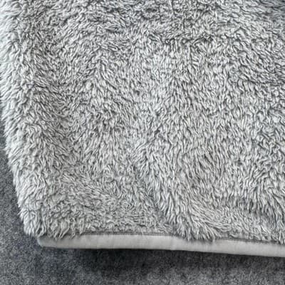 Patagonia Sweater Womens Large Gray Sherpa High Pile Fleece 1/4 Zip Pullover - Thumbnail 6