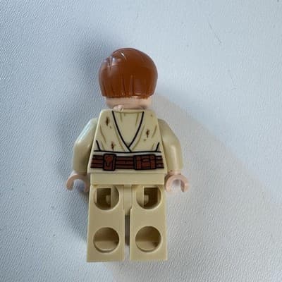 LEGO Star Wars Obi-Wan Kenobi SW0535 Minifigure Brown Hair Figure Minifig - Thumbnail 2