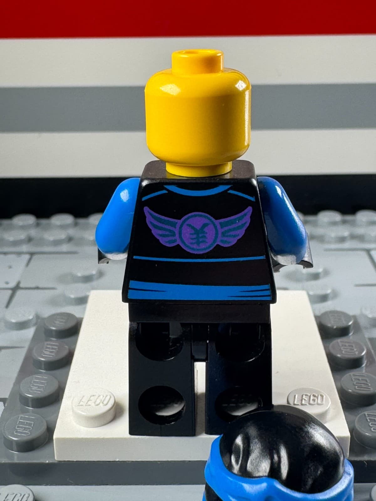 LEGO Ninjago Jay Skybound Minifigure njo0210 Rare 70602 Elemental Dragon - Thumbnail 2