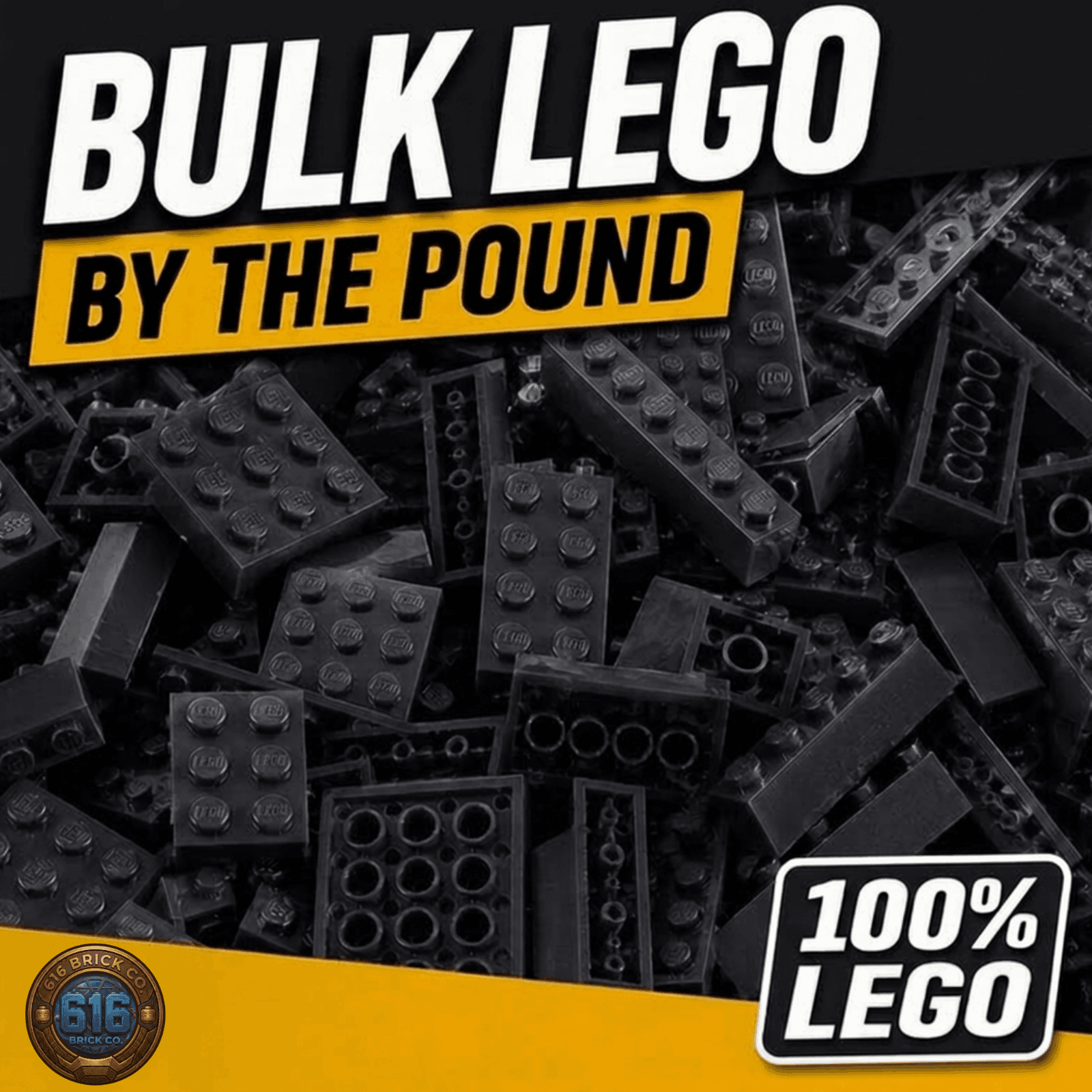 LEGO Bulk Lot By Weight – Choose Your Color – Mixed Pieces - Thumbnail 4