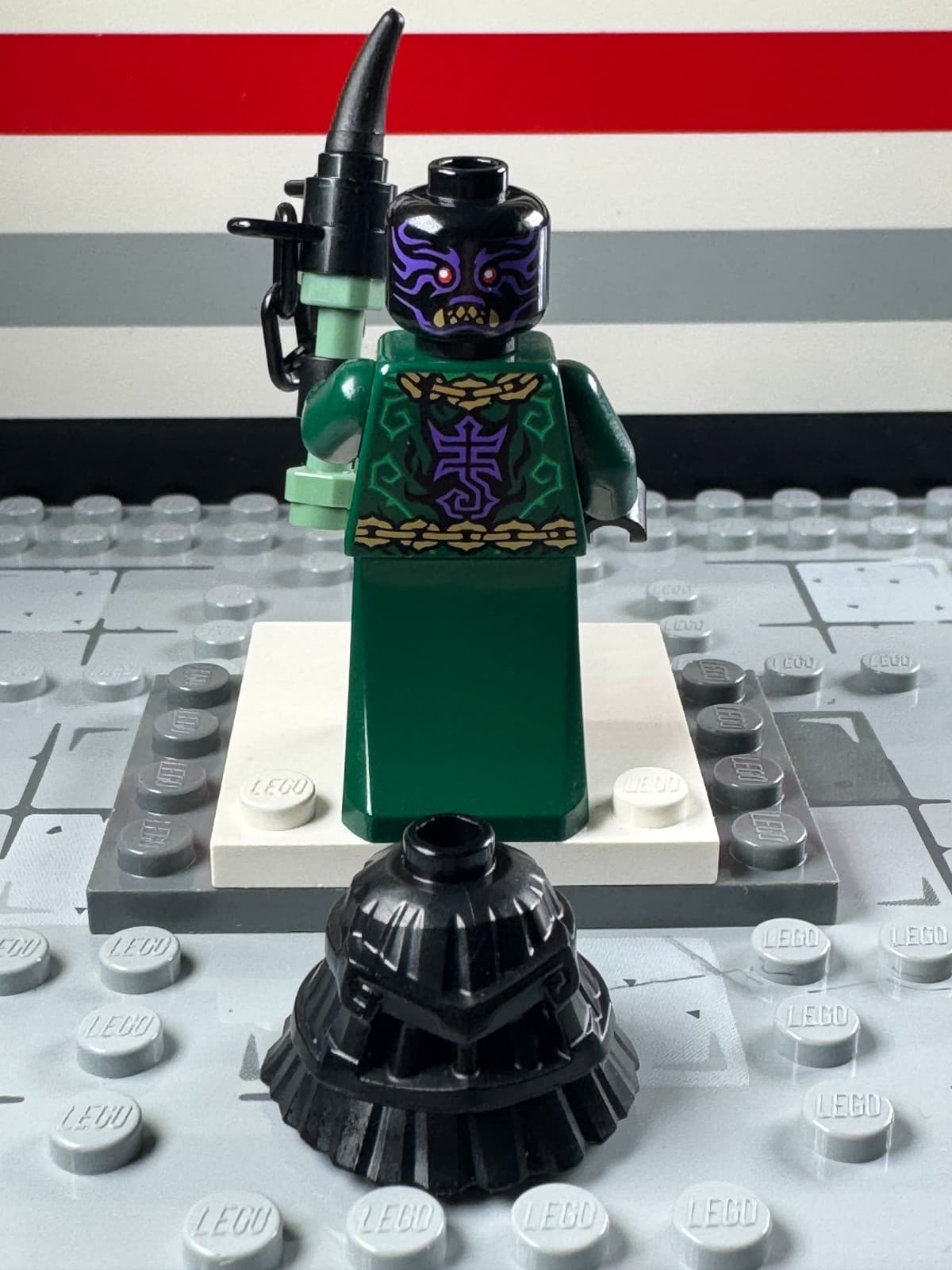 LEGO Zarkt Minifigure njo0948 Ninjago Forbidden Five Villain EXCELLENT - Thumbnail 3