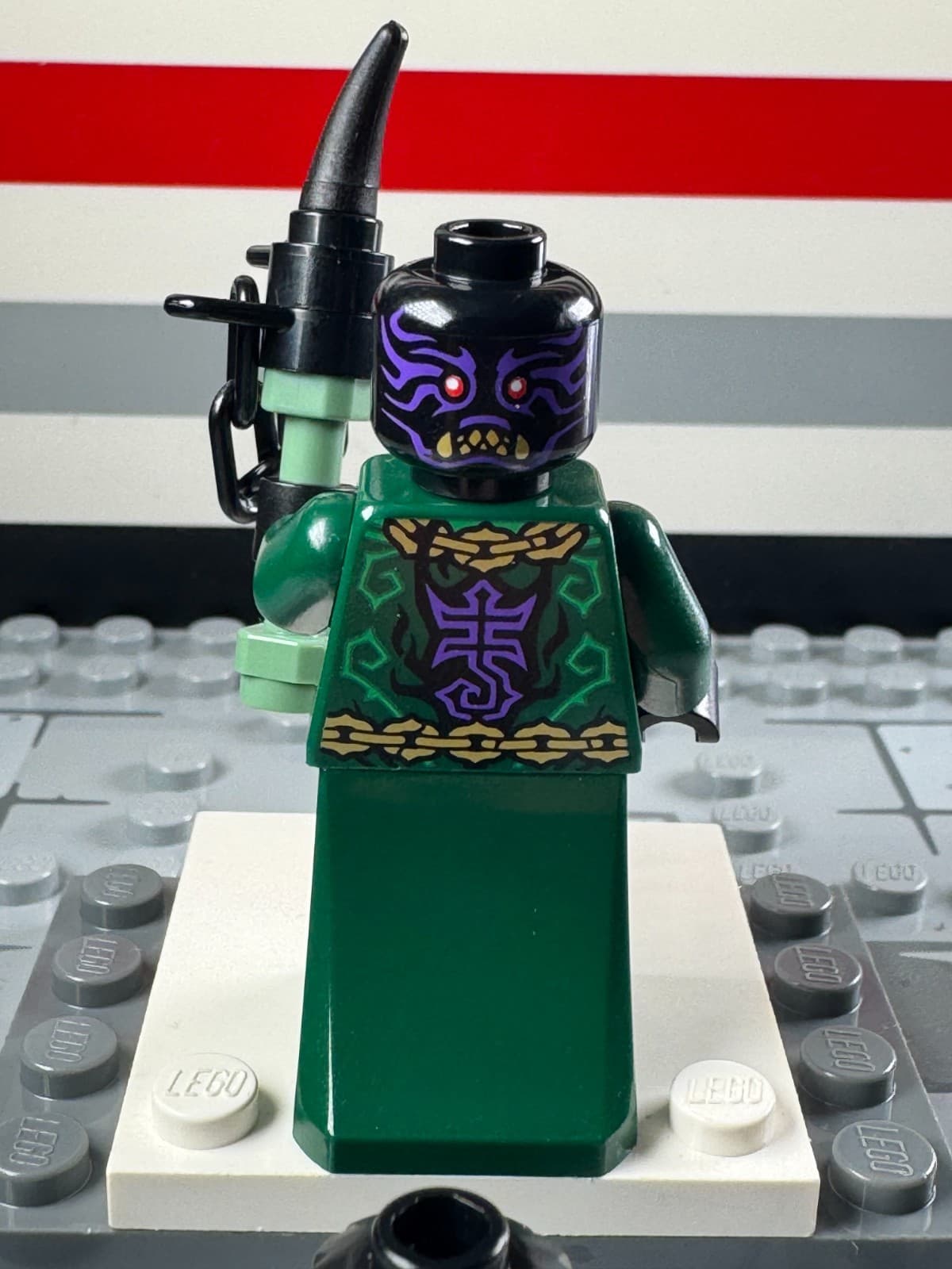 LEGO Zarkt Minifigure njo0948 Ninjago Forbidden Five Villain EXCELLENT - Thumbnail 4