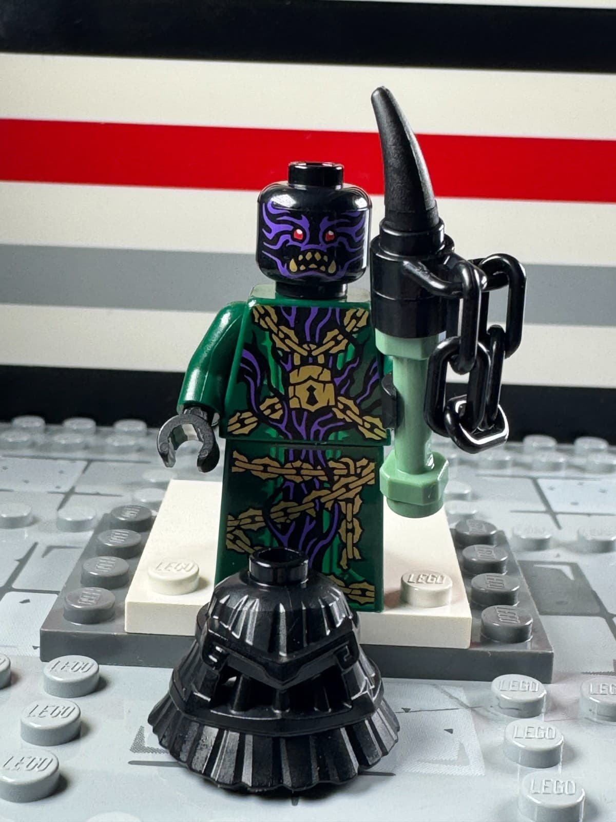 LEGO Zarkt Minifigure njo0948 Ninjago Forbidden Five Villain EXCELLENT - Thumbnail 2
