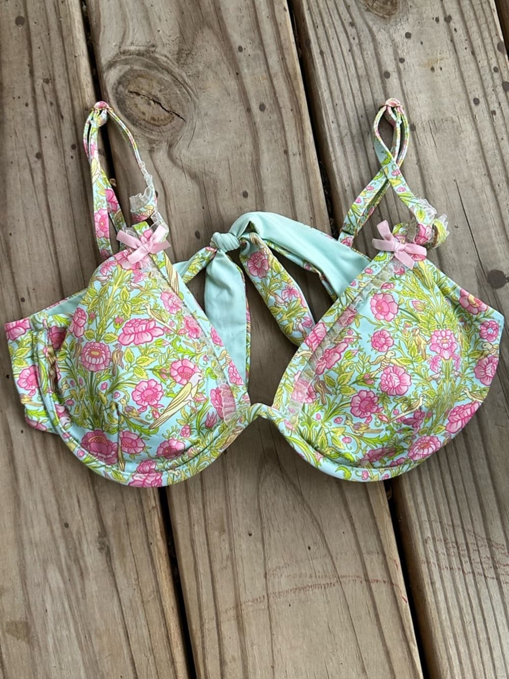 Dippin Daisys cottagecore bikini top