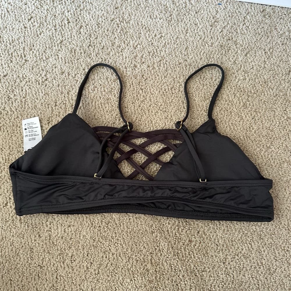 NWOT L*Space strappy front bikini black - Thumbnail 2