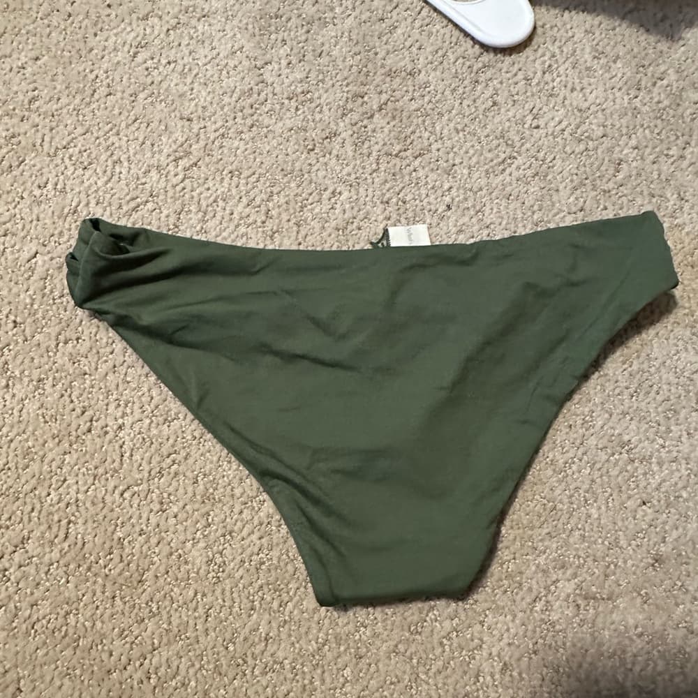 NWOT L*Space cutout bikini bottoms olive - Thumbnail 2