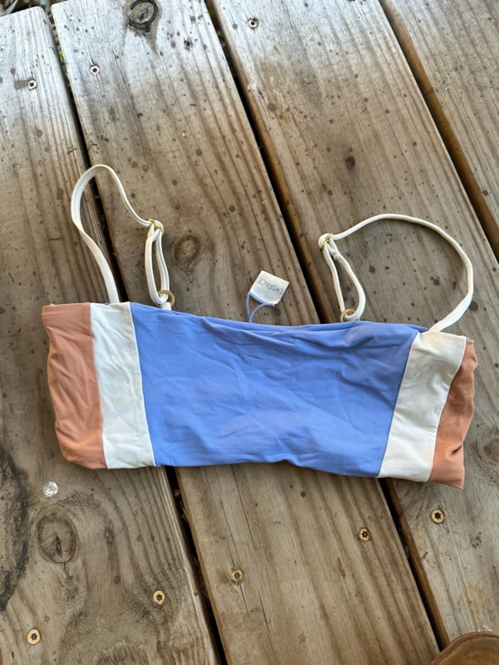 NWOT L*Space rebel heart bikini top