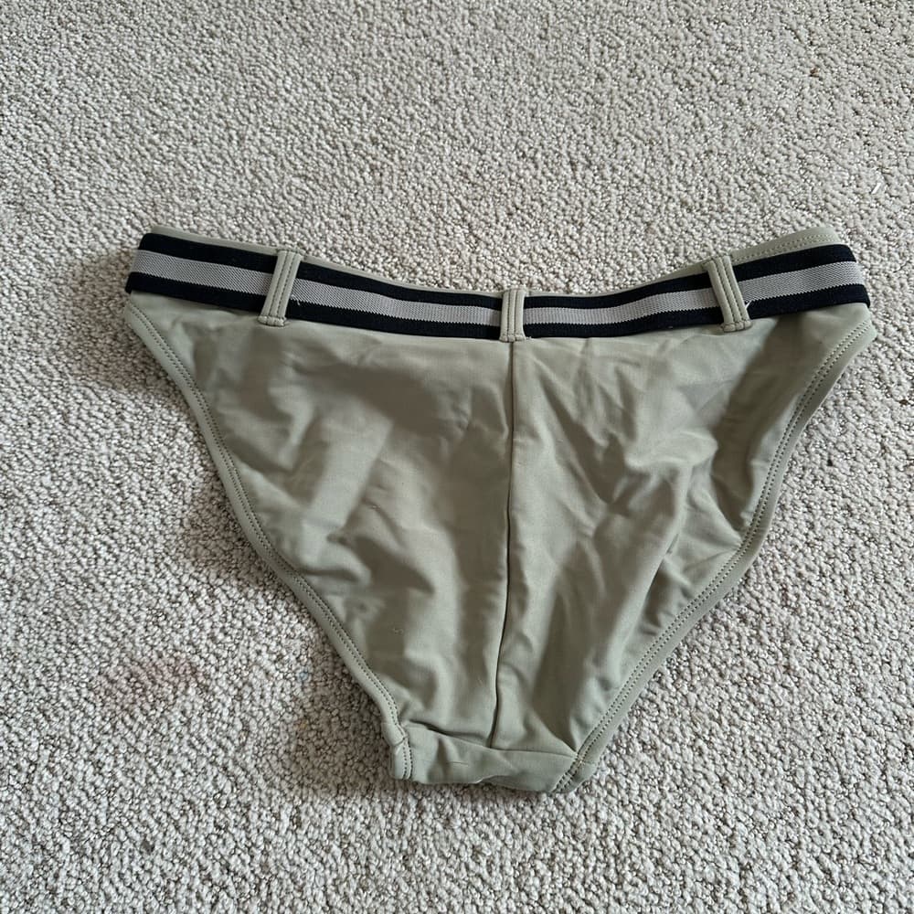 La Blanca belted bikini bottoms olive - Thumbnail 4