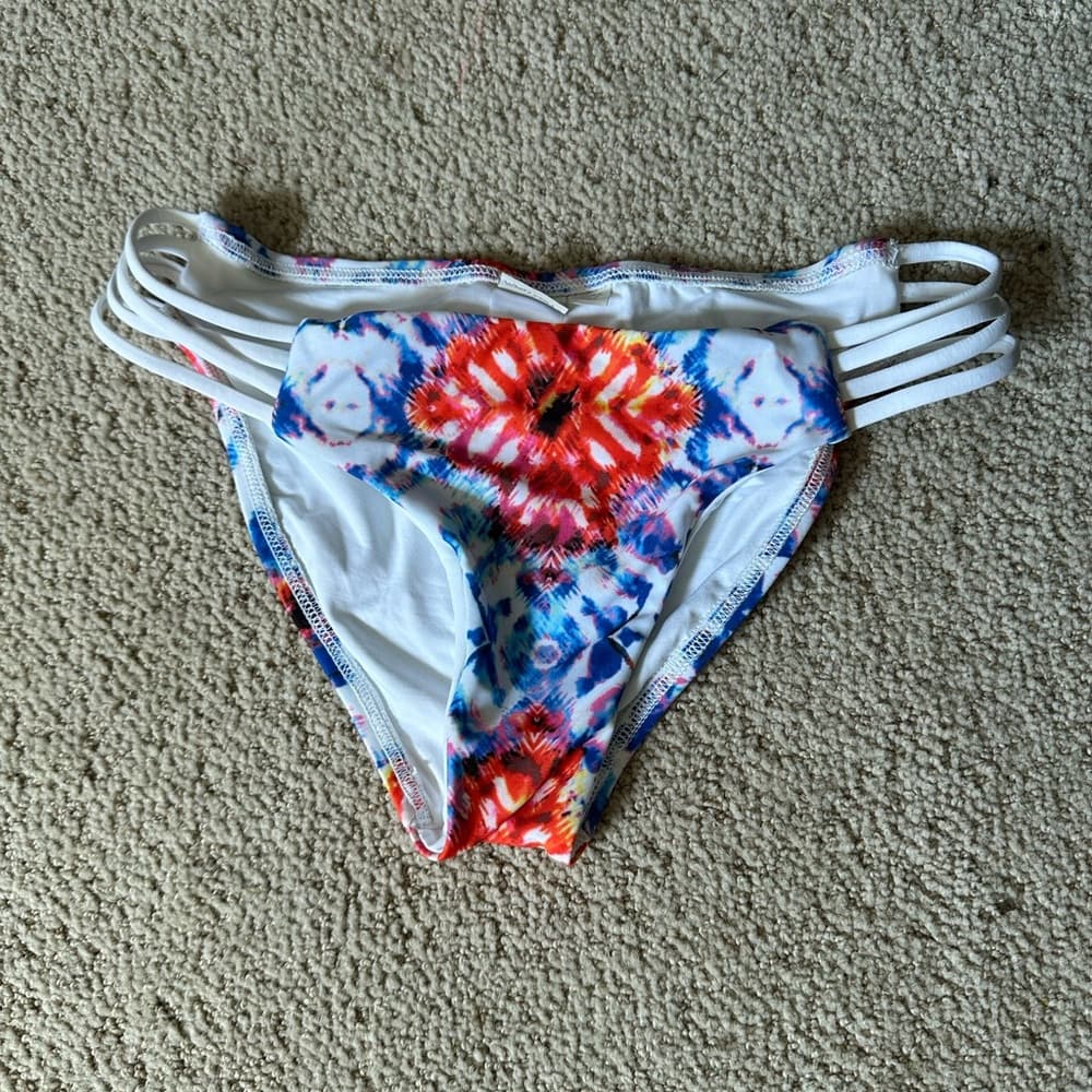 NWOT L*Space Low Down bikini bottoms tie dye