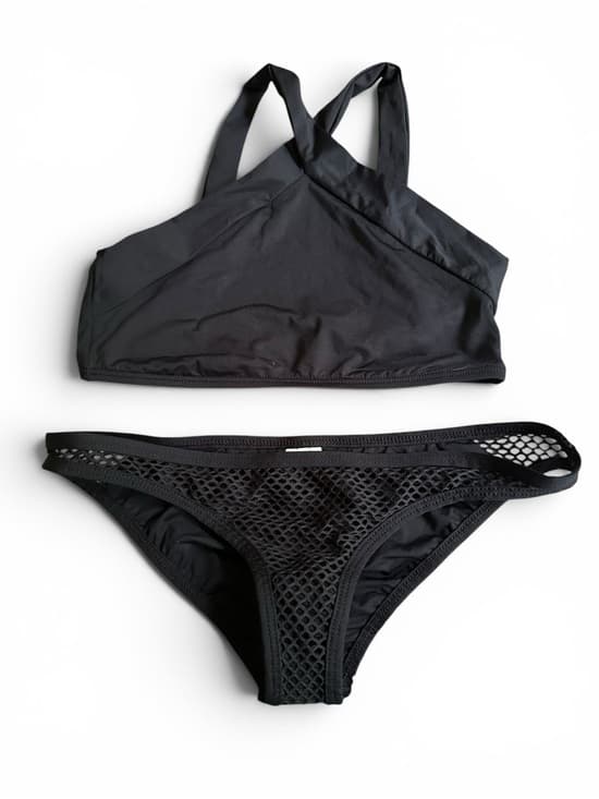 NWOT L*Space high neck mesh bikini set black extra small - Thumbnail 5