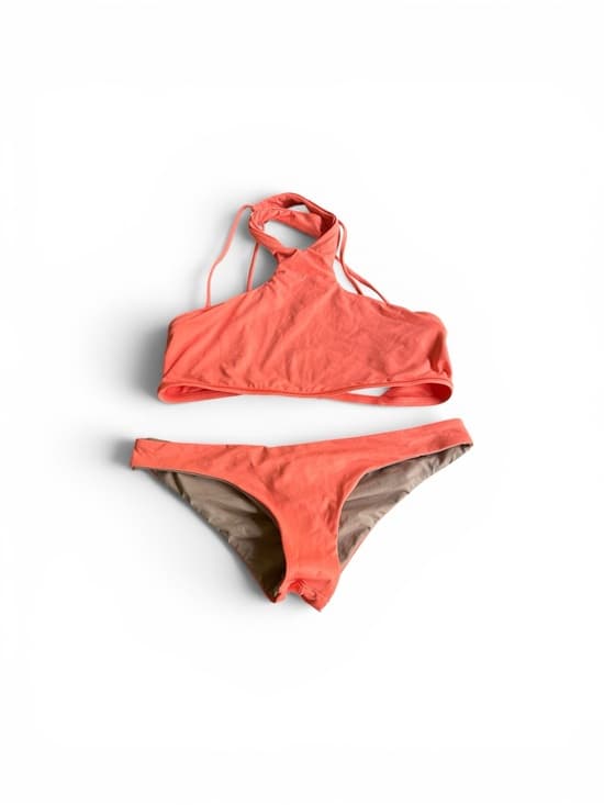NWOT L*Space Haute bikini set orange small - Thumbnail 7
