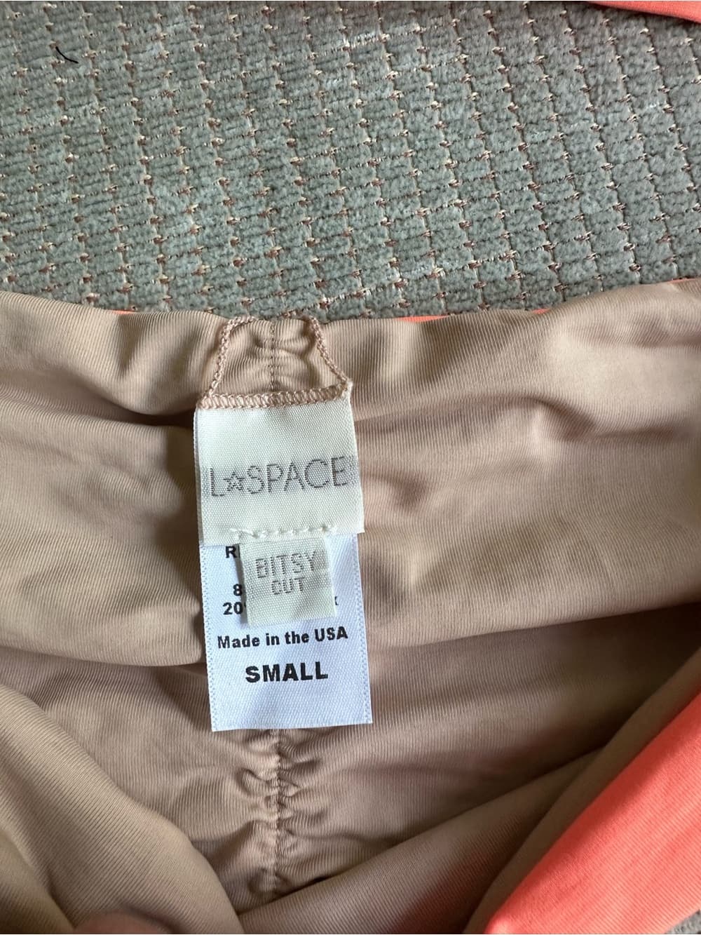 NWOT L*Space Haute bikini set orange small - Thumbnail 2