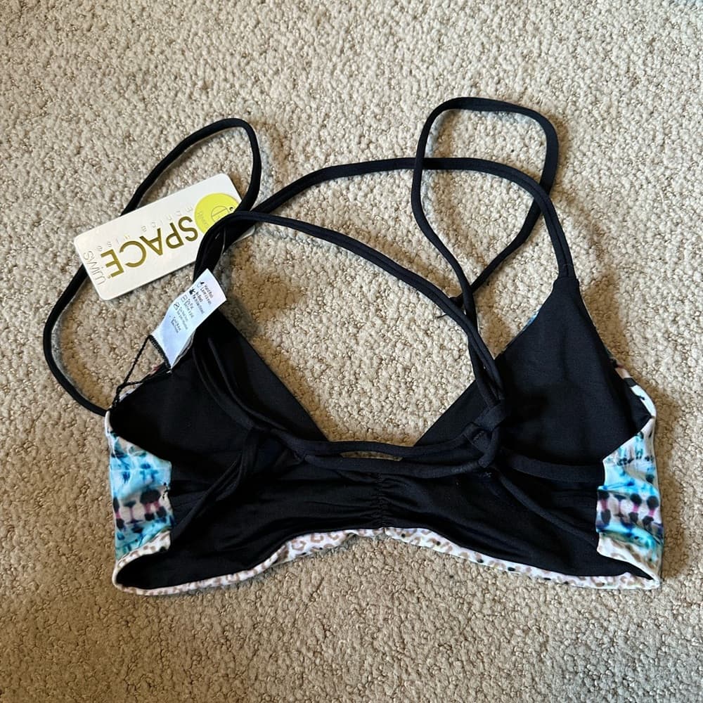 NWT L*Space Odyssey tie dye Low Down bikini top - Thumbnail 2