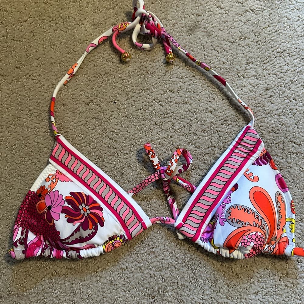 NWOT Trina Turk Caprice string bikini top