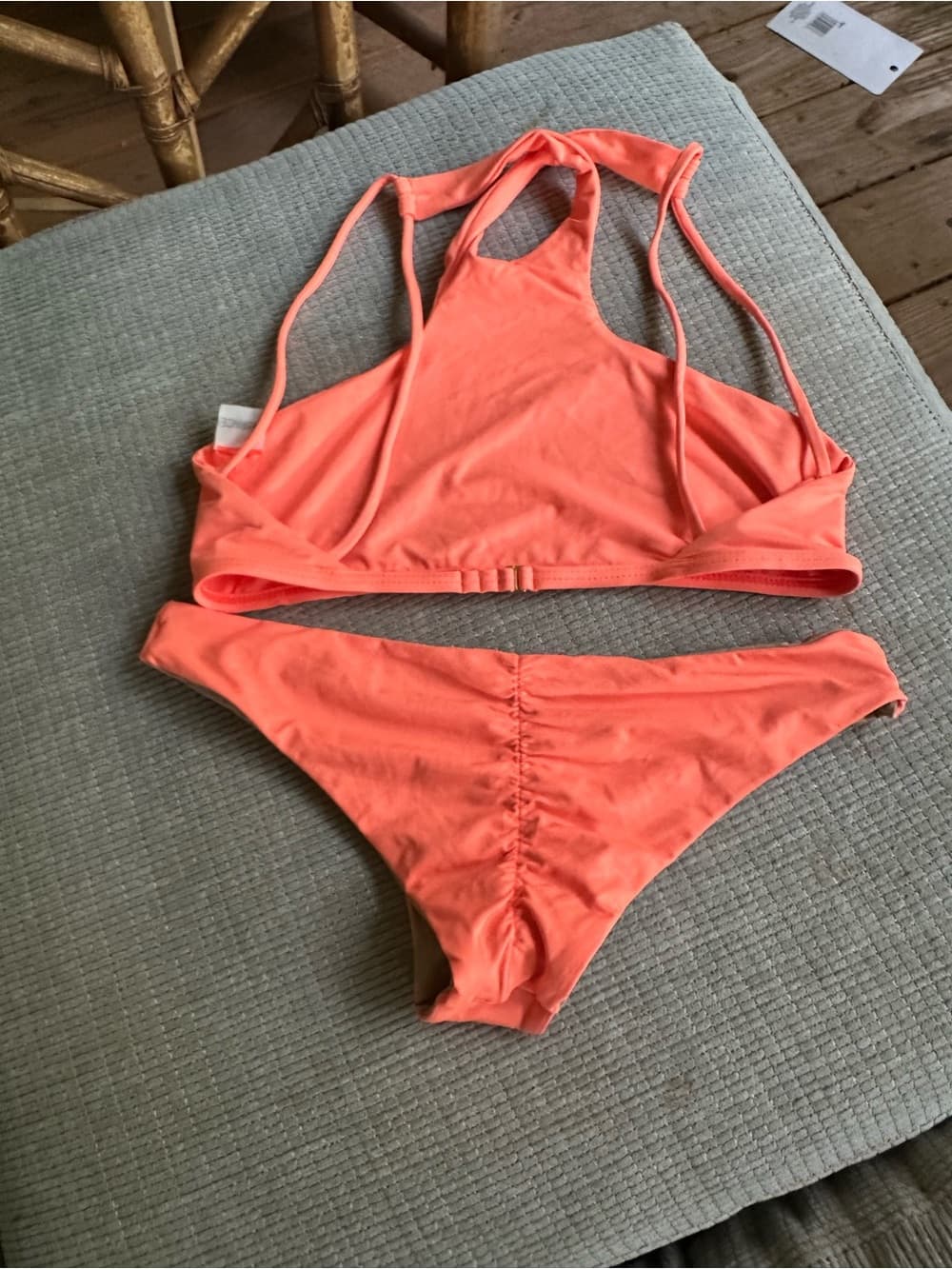 NWOT L*Space Haute bikini set orange small - Thumbnail 3