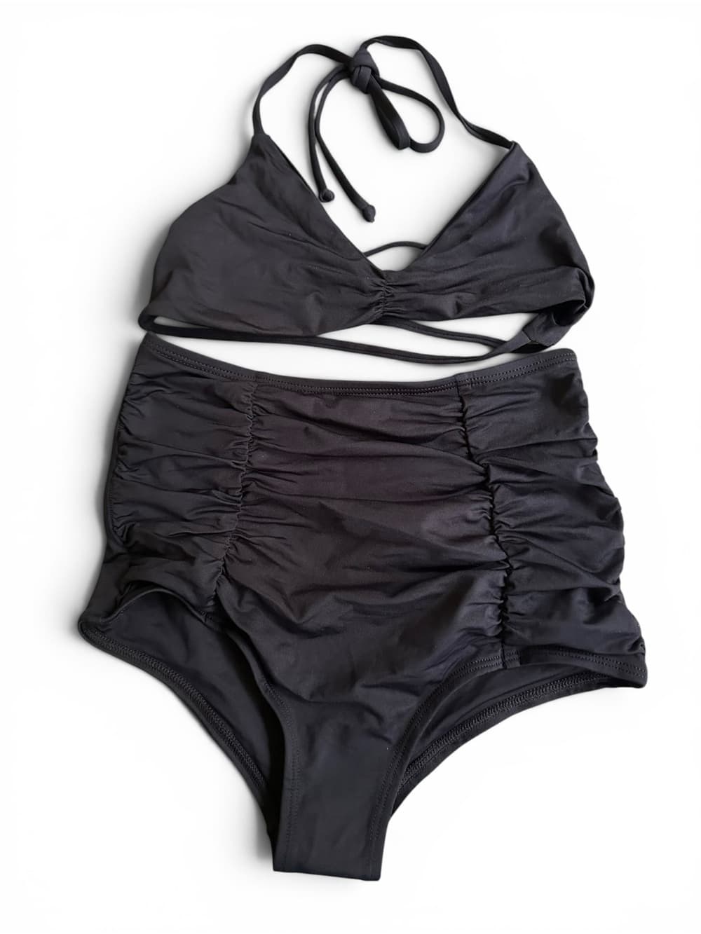 NWOT L*Space high waist bikini set black extra small - Thumbnail 4