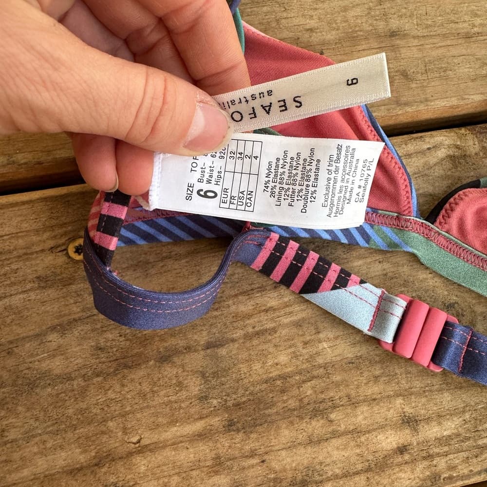 NWOT Seafolly Modern Art bikini top - Thumbnail 3