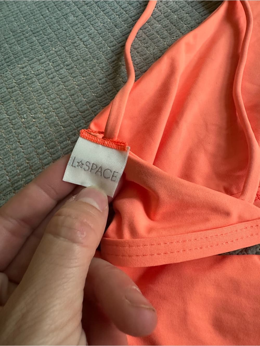 NWOT L*Space Haute bikini set orange small - Thumbnail 4