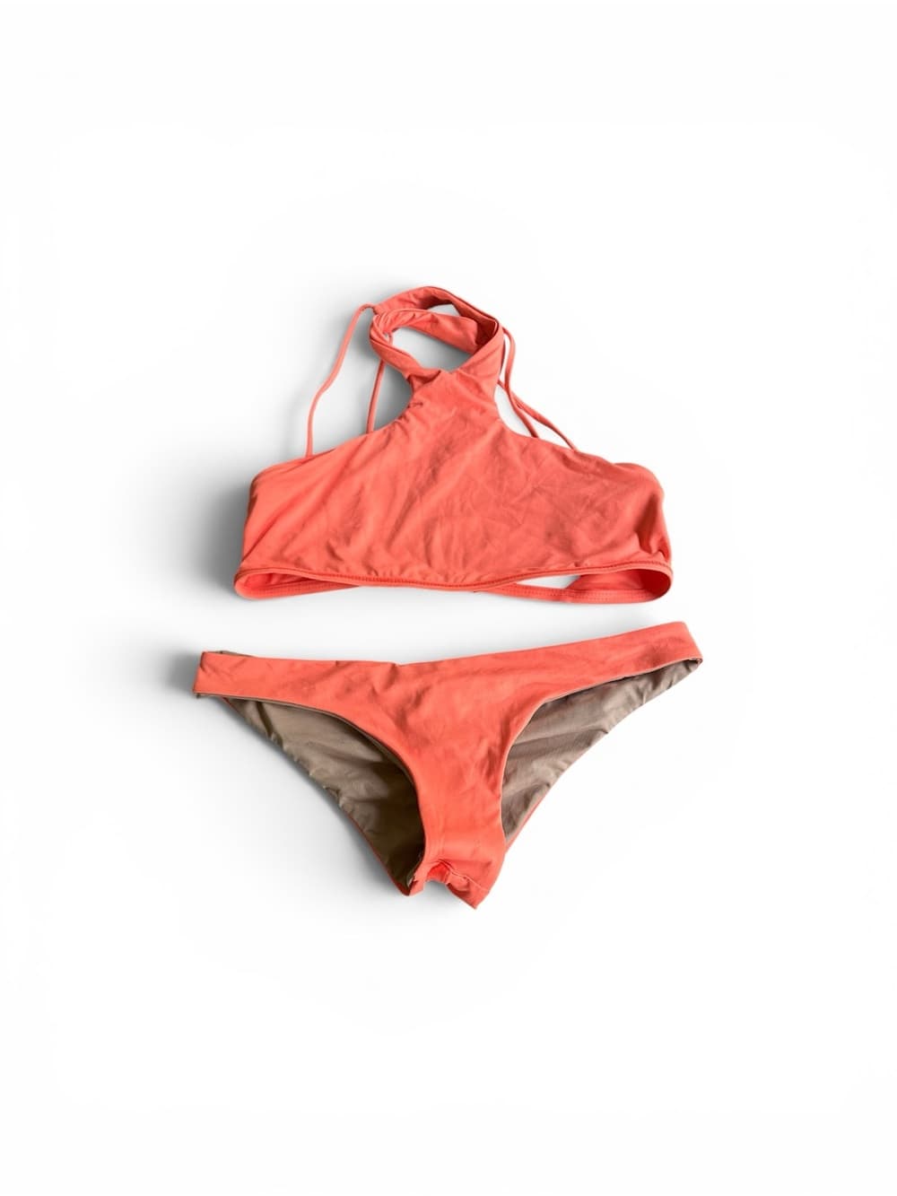 NWOT L*Space Haute bikini set orange small - Thumbnail 6