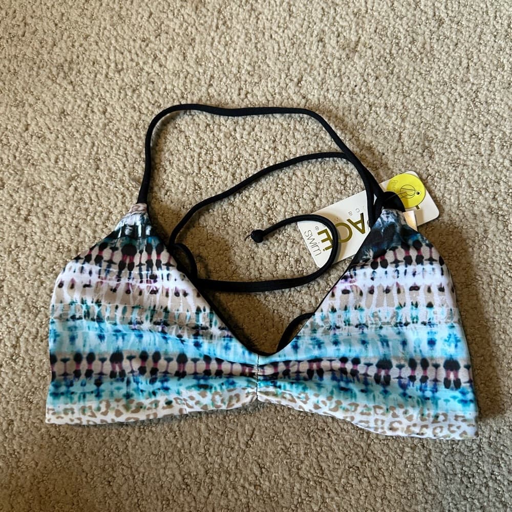 NWT L*Space Odyssey tie dye Low Down bikini top