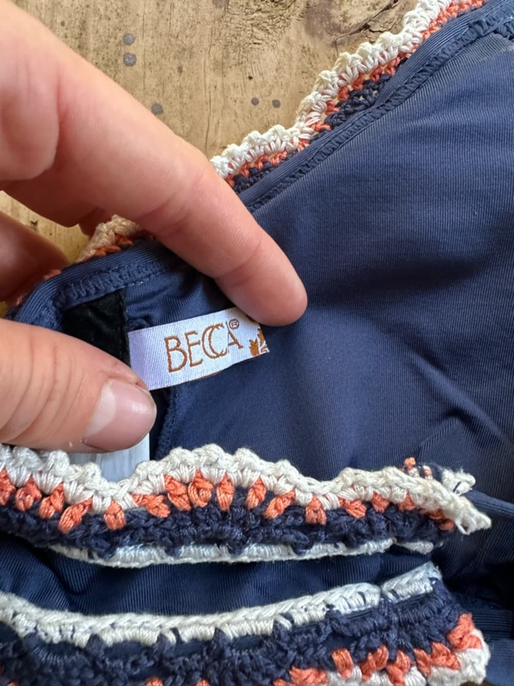 Becca Medina crochet trim bikini top - Thumbnail 3