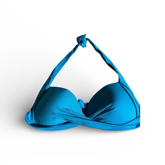 Jets jetset twist front halter bikini blue 8 - Thumbnail 6