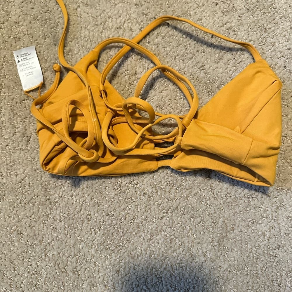NWOT L*Space Flynn bikini top yellow - Thumbnail 2