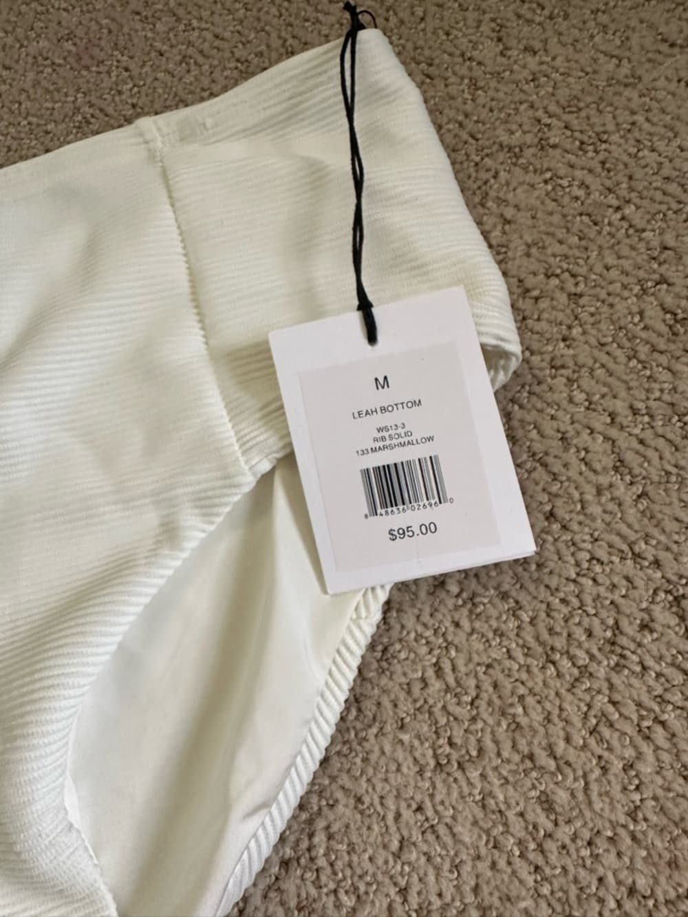 NWT Onia Leah bikini bottoms Marshmellow - Thumbnail 2