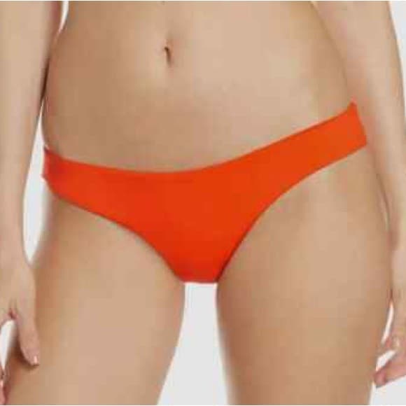 NWT L*space Sandy full bikini bottoms red orange - Thumbnail 5