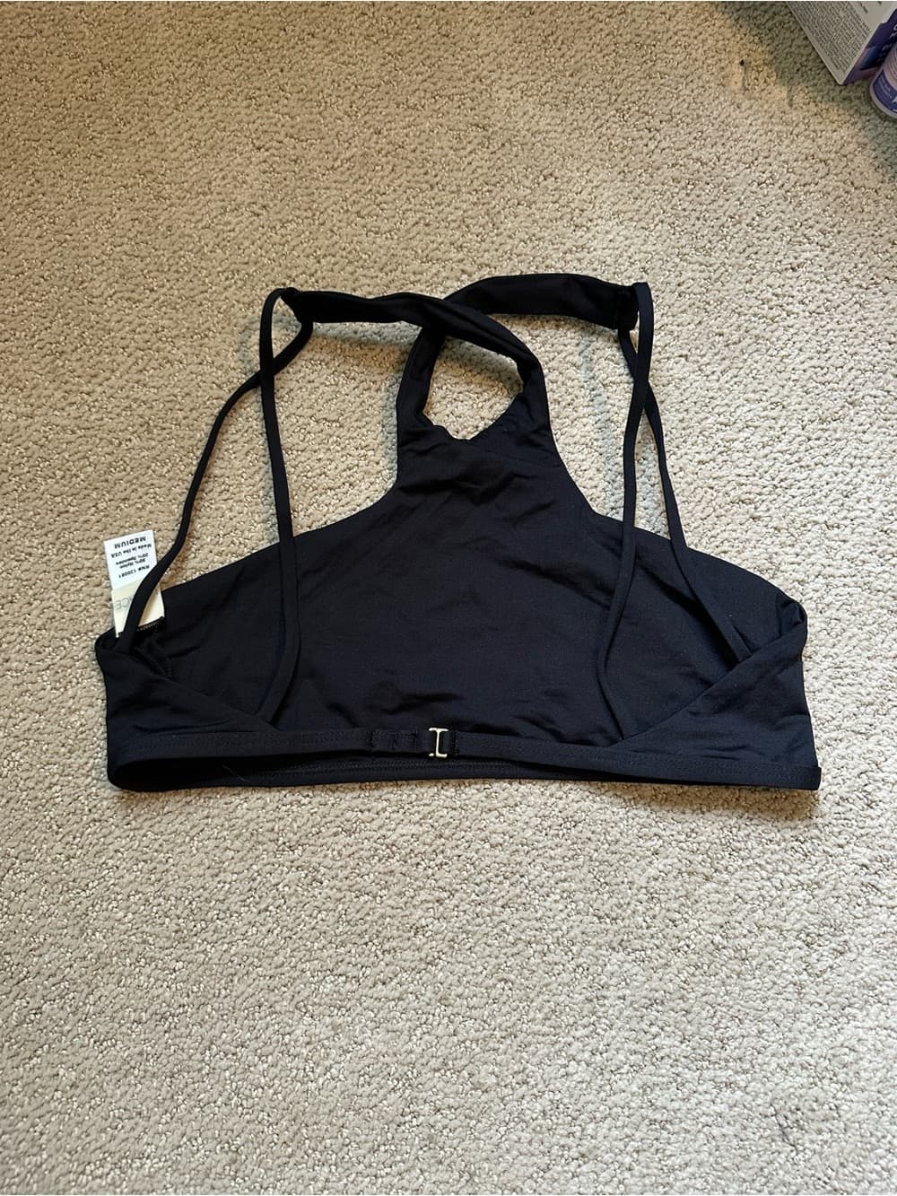 NWOT L*Space Haute bikini top black - Thumbnail 2