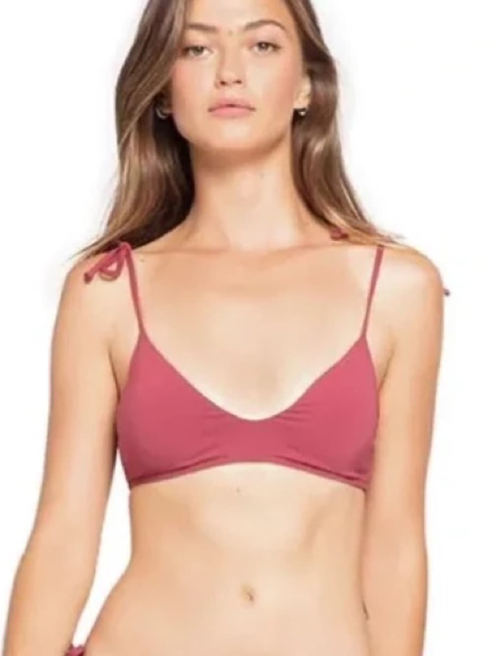 NWOT L*Space Daisy bikini top mauve - Thumbnail 4
