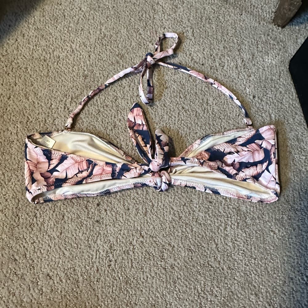 Eberjey Lulu banana leaf bikini top - Thumbnail 2