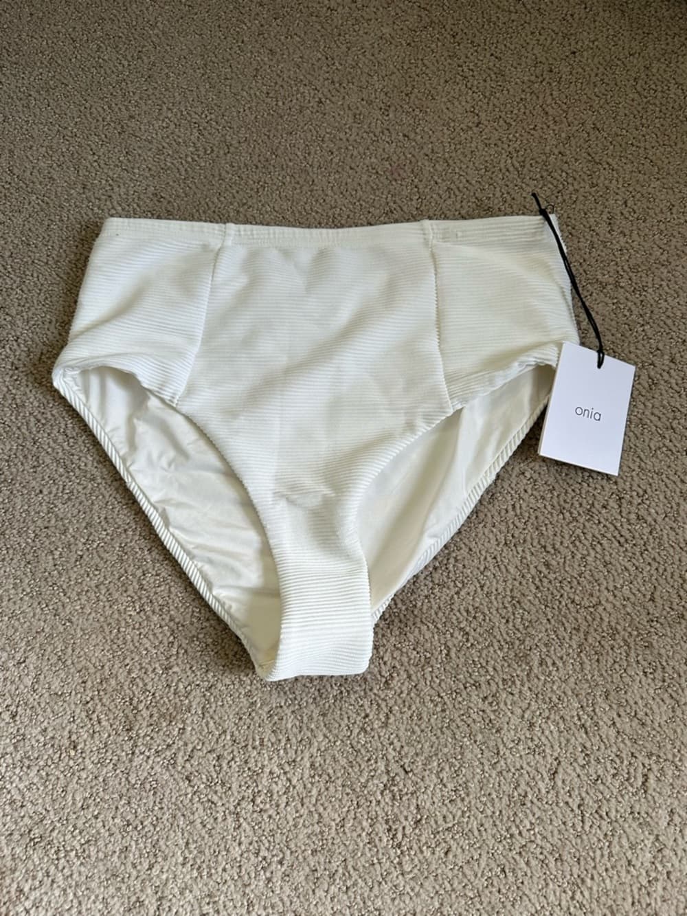 NWT Onia Leah bikini bottoms Marshmellow