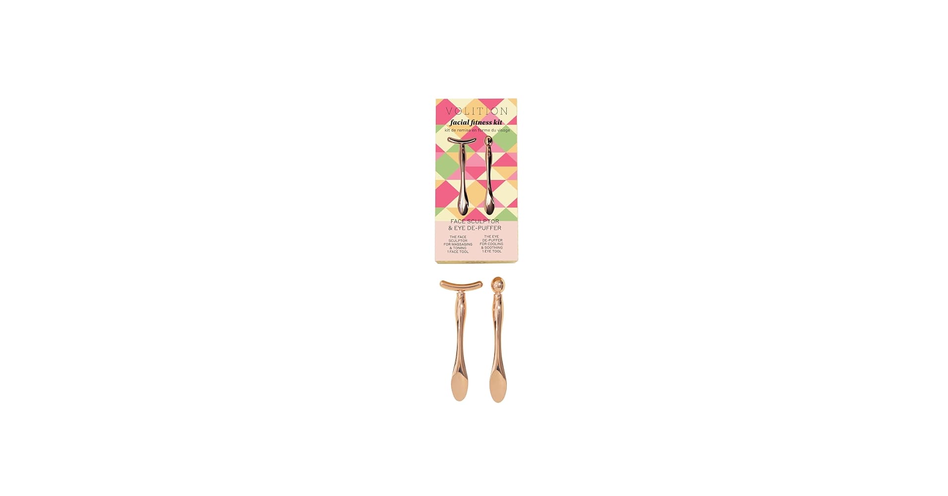 Volition Beauty Facial Fitness Kit - Skincare Accessories - Face Sculptor & Eye-Depuffer - Thumbnail 6