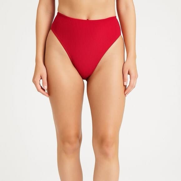 L Space Bitsy Cut bikini bottoms red small - Thumbnail 4