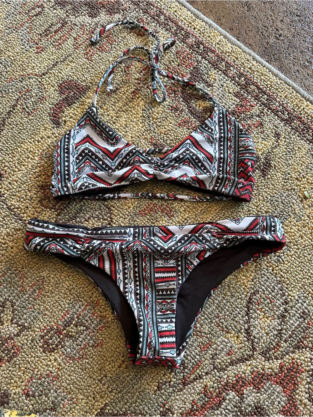 NWOT L*Space Southwestern Monique bikini set small