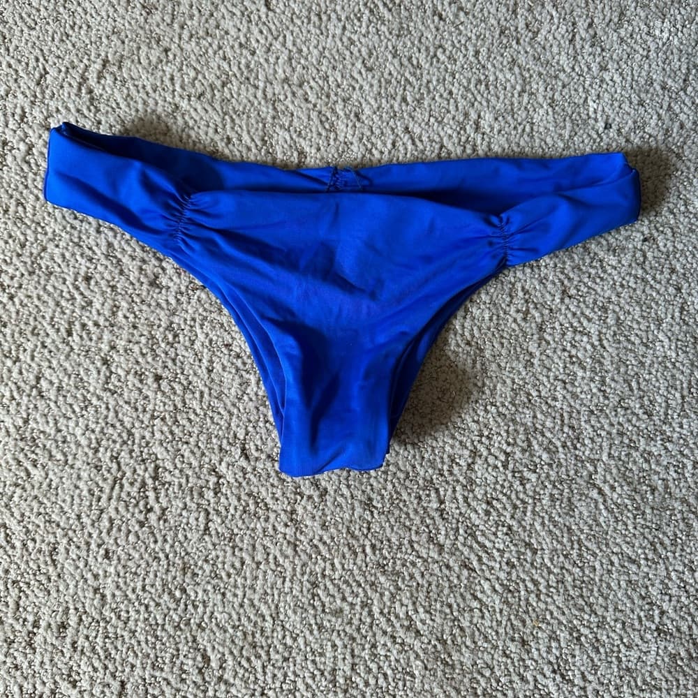 NWOT L*Space Monique bikini bottoms royal blue